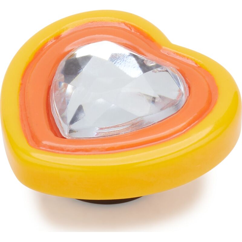 Crocs™ Yellow Orange Heart Gem Multi