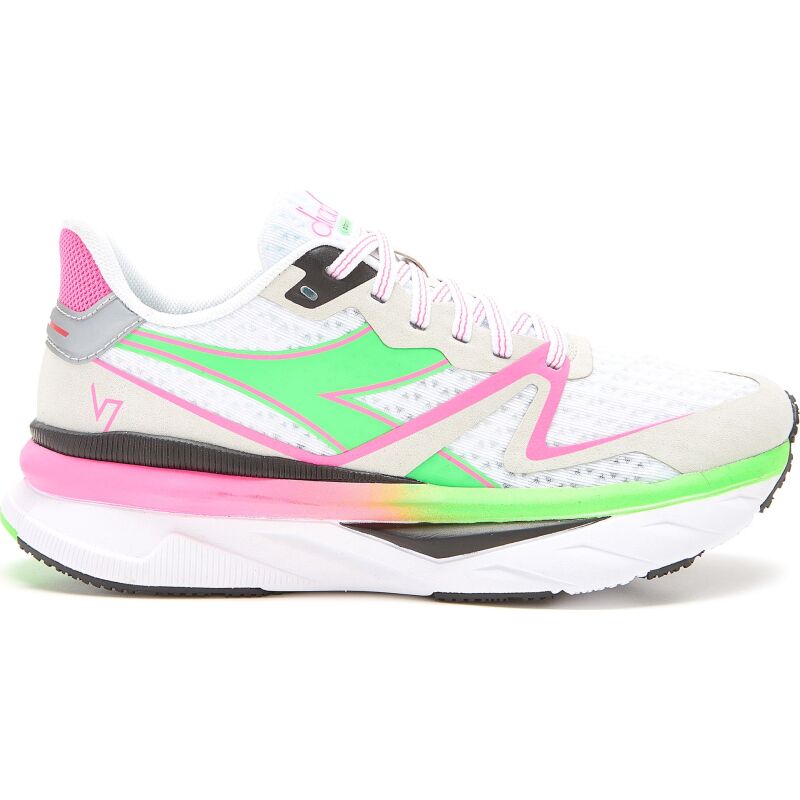 DIADORA Atomo V7000 W White/Green Fluo/Pink Fluo