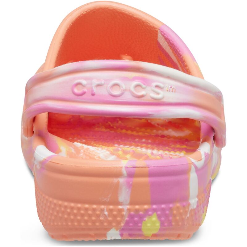 Crocs™ Classic Marbled Clog Kid's 207464 Papaya/Multi