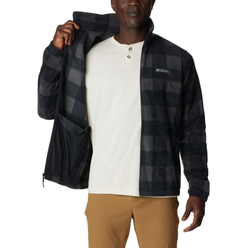 Columbia Steens Mountain Printed Jacket Black Check Pri