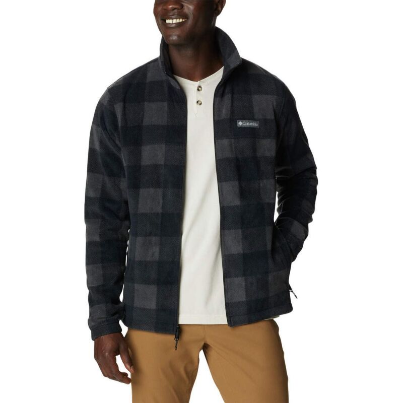 Columbia Steens Mountain Printed Jacket Black Check Pri