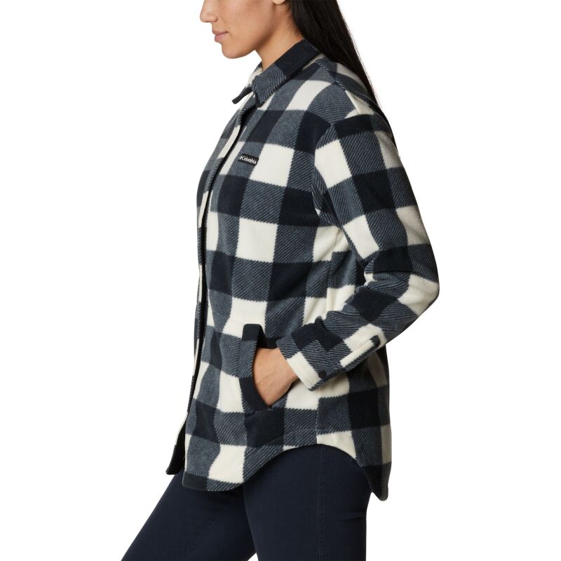 Columbia Benton Springs Shirt Jacket Chalk Check Pri
