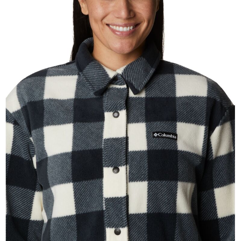 Columbia Benton Springs Shirt Jacket Chalk Check Pri