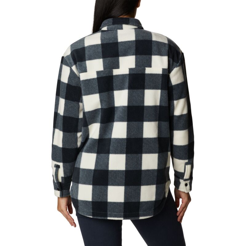 Columbia Benton Springs Shirt Jacket Chalk Check Pri