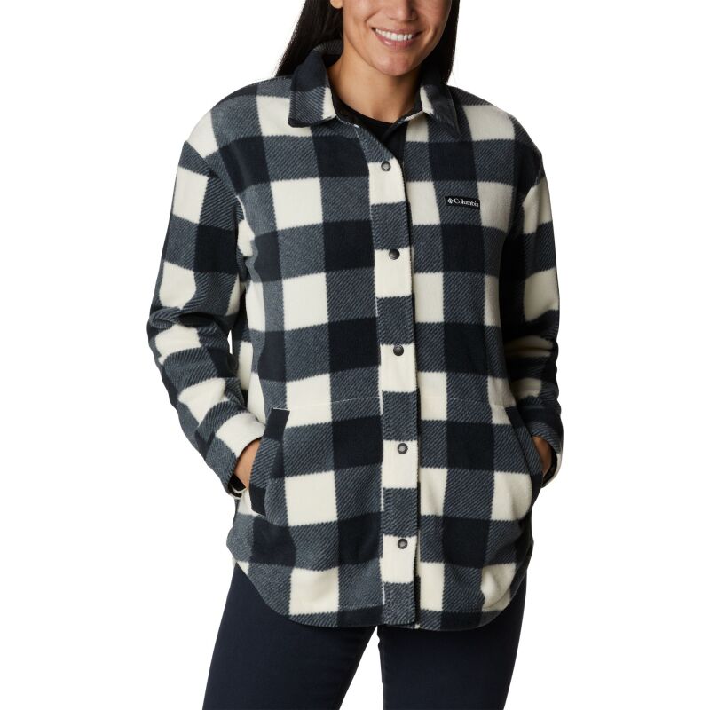 Columbia Benton Springs Shirt Jacket Chalk Check Pri