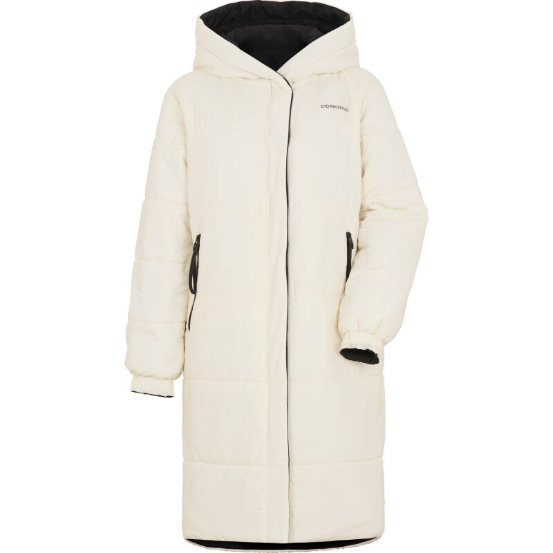 DIDRIKSONS ANNA WOMEN'S PARKA White Foam/Black