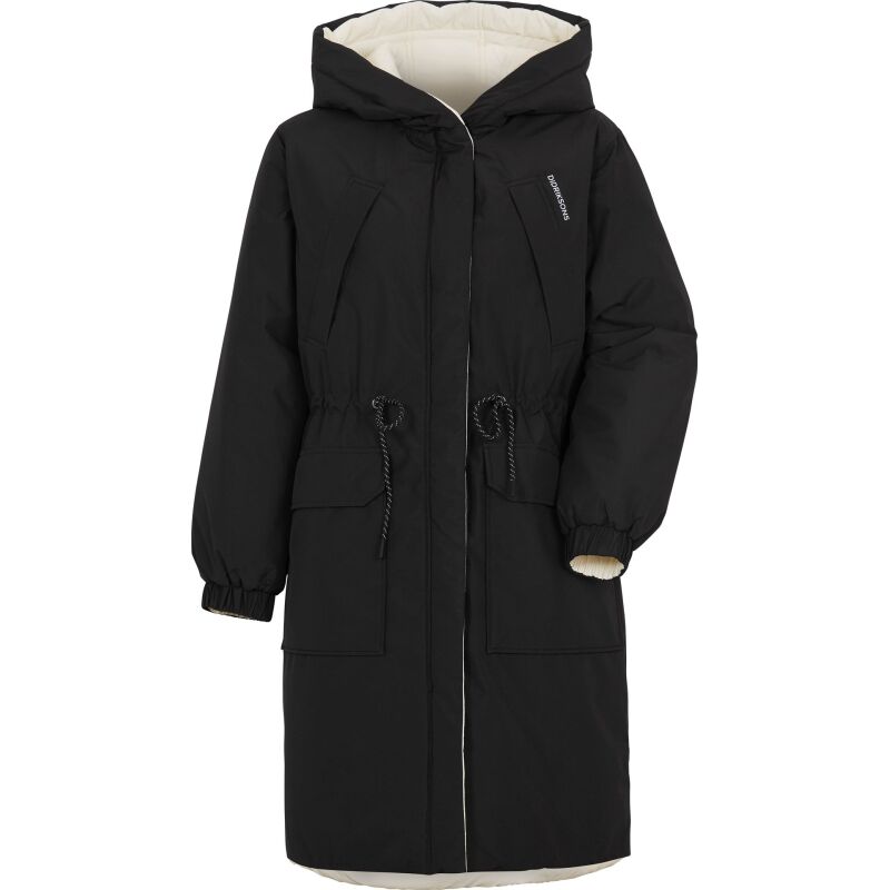 DIDRIKSONS ANNA WOMEN'S PARKA White Foam/Black