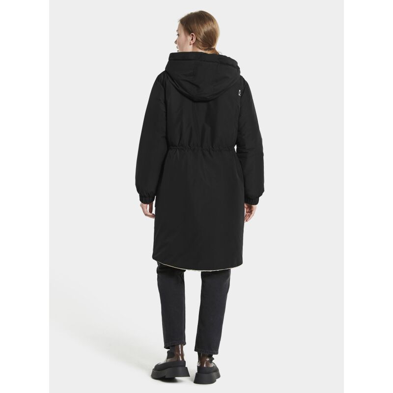 DIDRIKSONS ANNA WOMEN'S PARKA White Foam/Black