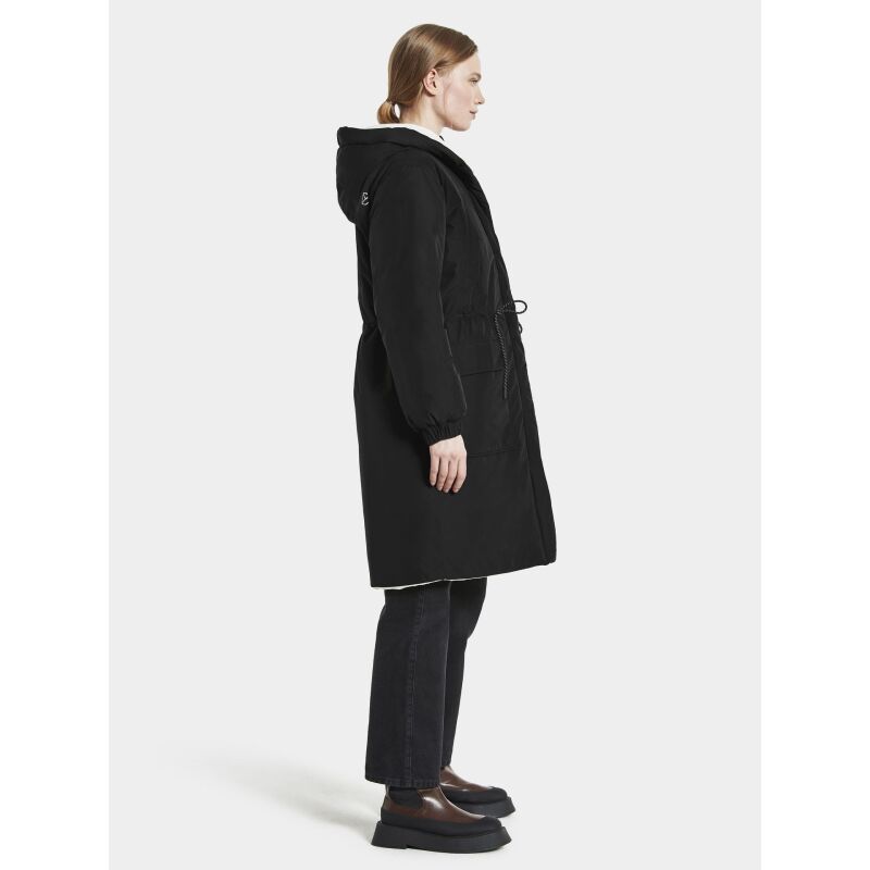 DIDRIKSONS ANNA WOMEN'S PARKA White Foam/Black