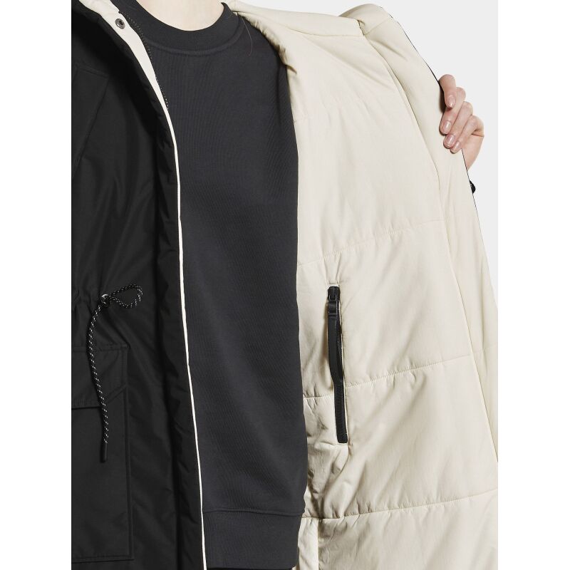 DIDRIKSONS ANNA WOMEN'S PARKA White Foam/Black