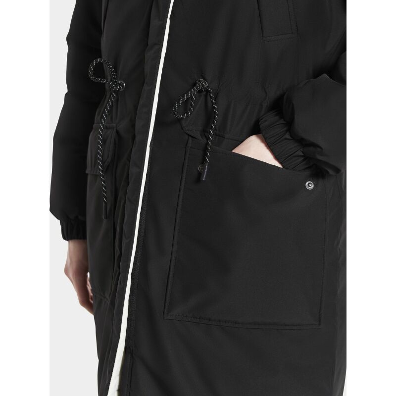 DIDRIKSONS ANNA WOMEN'S PARKA White Foam/Black