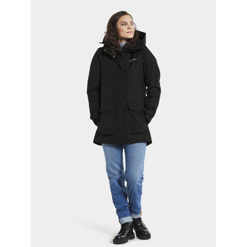 DIDRIKSONS FRIDA WOMEN'S PARKA 6 Black