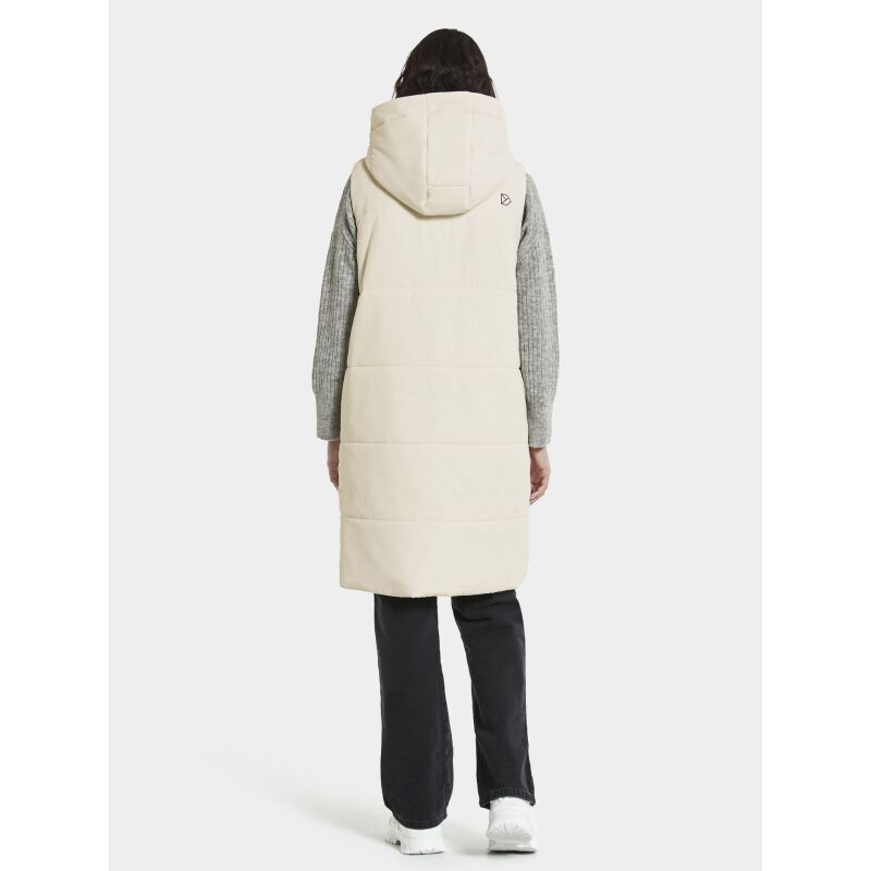 DIDRIKSONS AVIVA WOMEN'S VEST White Foam/Black
