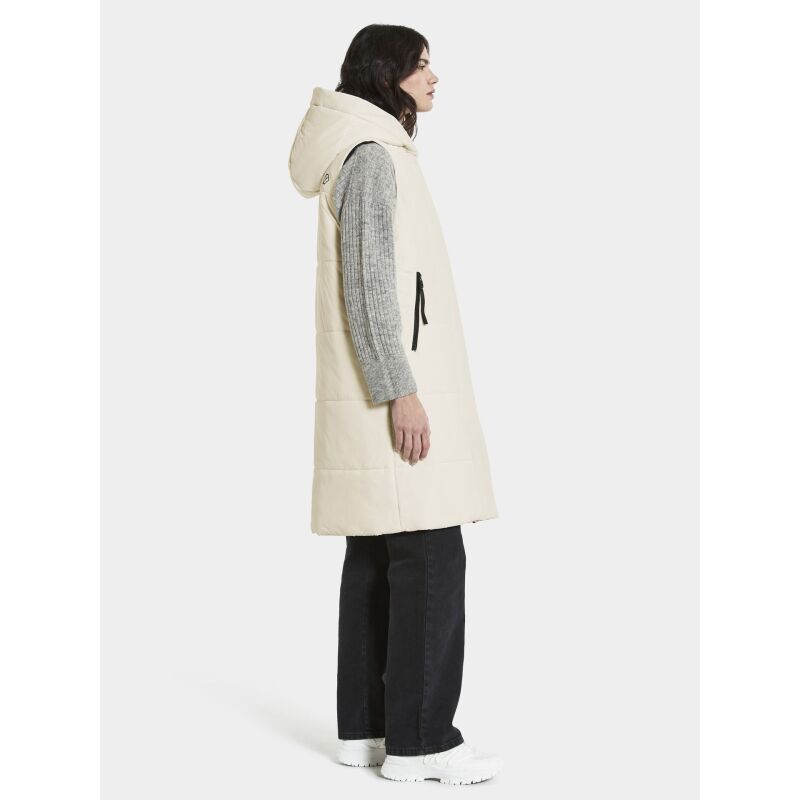 DIDRIKSONS AVIVA WOMEN'S VEST White Foam/Black