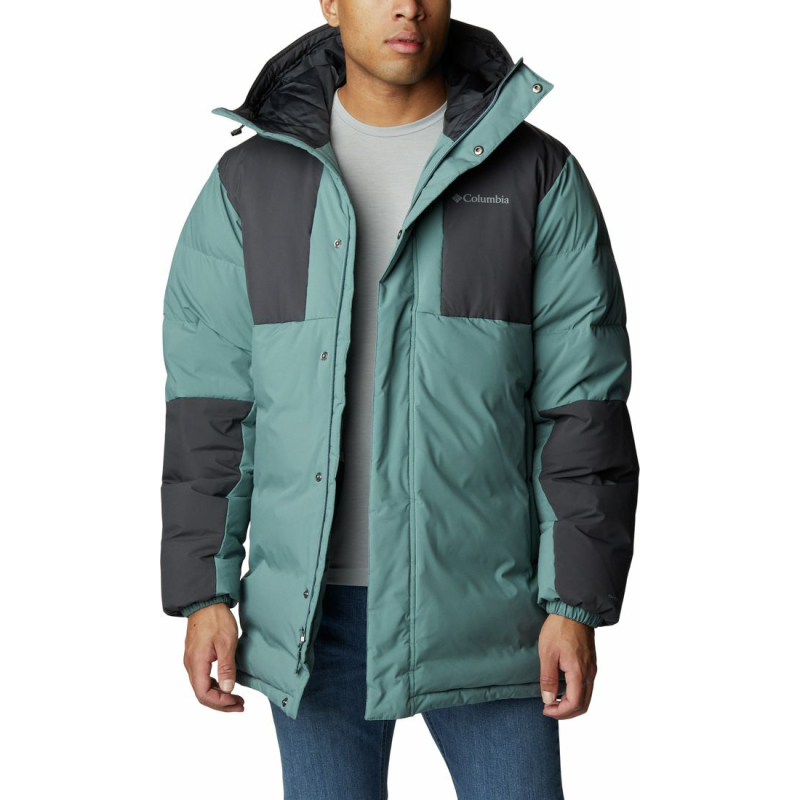 Columbia ALDERCREST DOWN PARKA MEN'S Metal/Shark