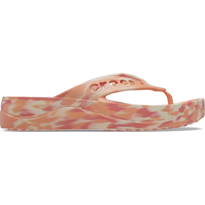 Crocs™ Baya Platform Marbled Flip Papaya/Multi