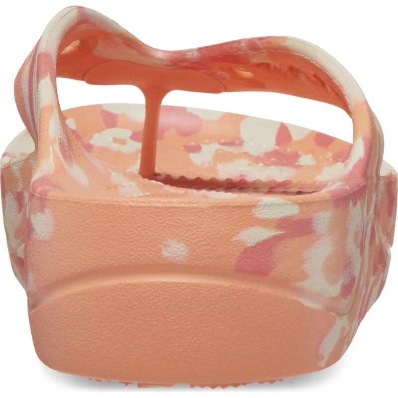 Crocs™ Baya Platform Marbled Flip Papaya/Multi