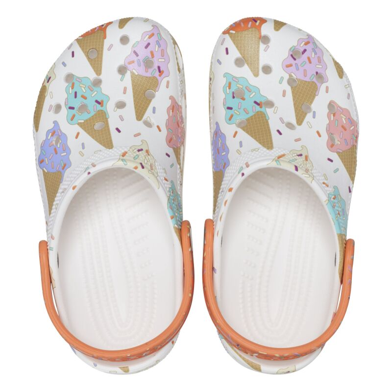 Crocs™ Classic Ice Cream Graphic Clog Kid's White/Multi