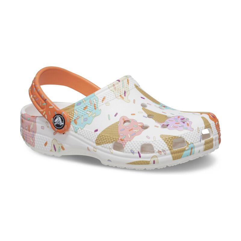 Crocs™ Classic Ice Cream Graphic Clog Kid's White/Multi