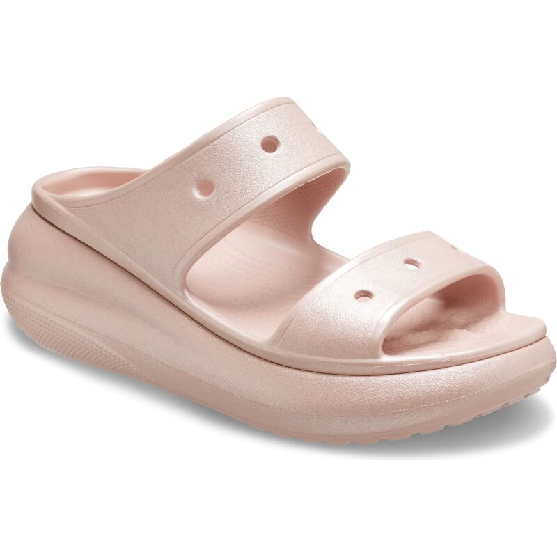 Crocs™ Classic Crush Shimmer Sandal Pink Clay