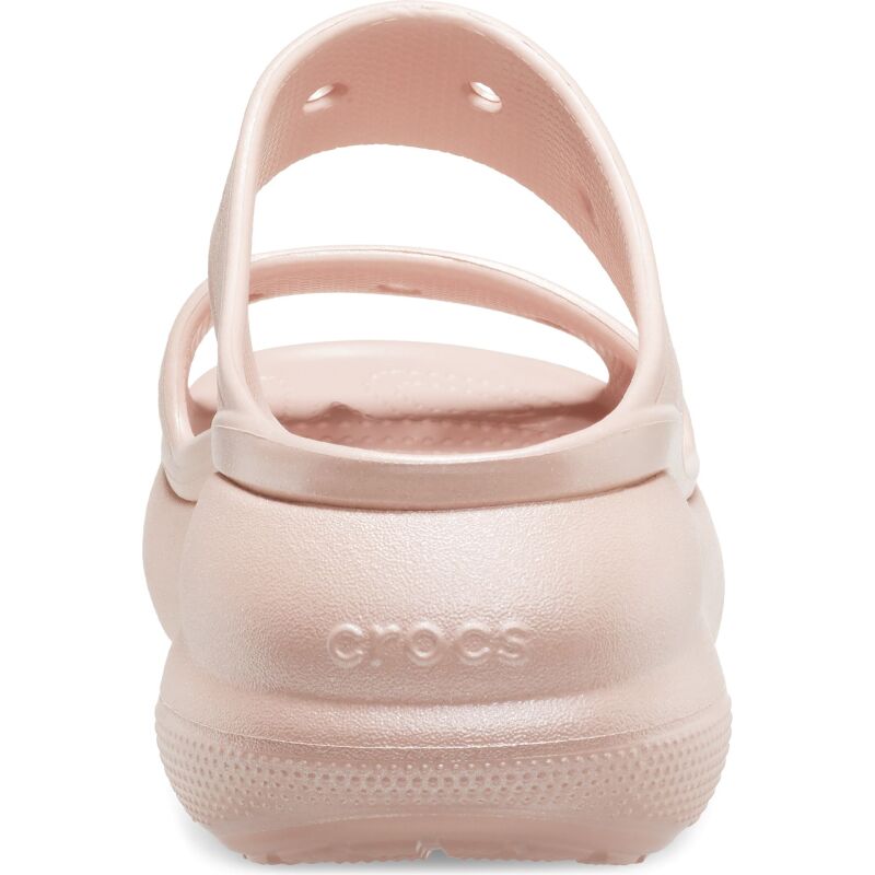 Crocs™ Classic Crush Shimmer Sandal Pink Clay
