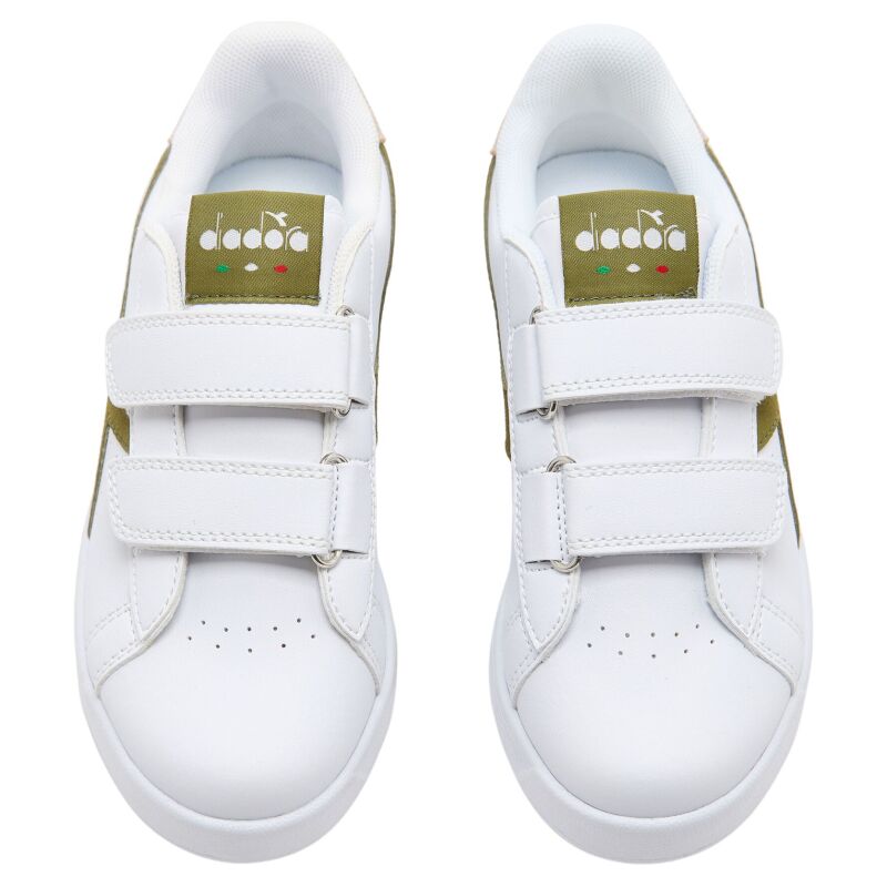 DIADORA Game P Ace PS Kid's White/Avocado