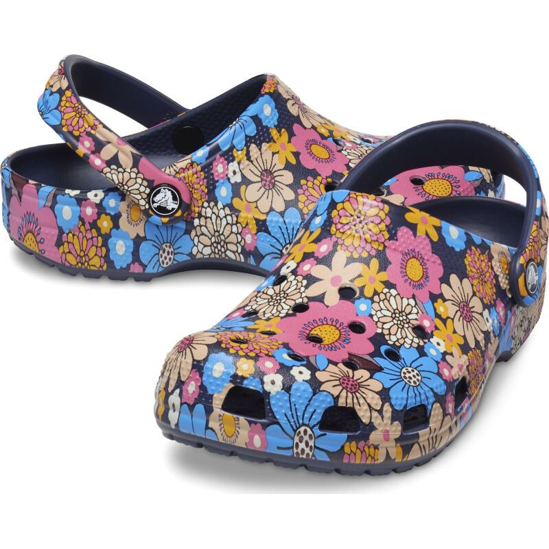 Crocs™ Classic Retro Floral Clog Navy/Multi