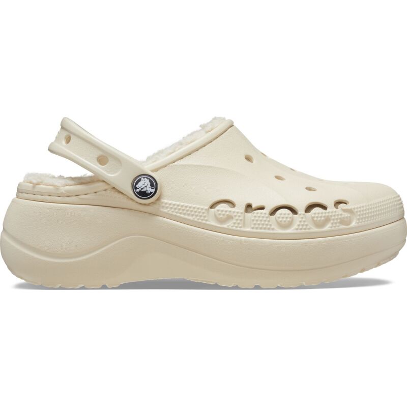 Crocs™ Baya Platform Lined Clog Winter White