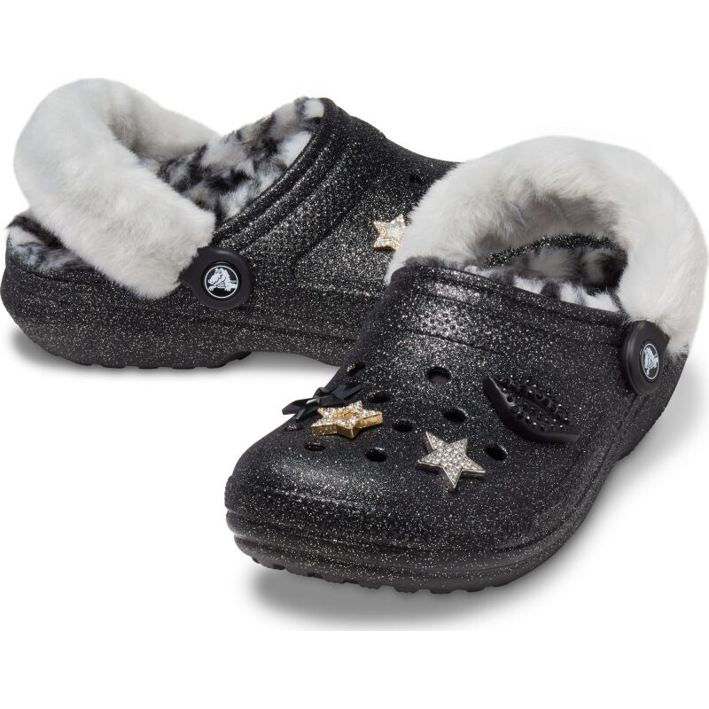 Crocs™ Classic Lined Disco Glitter Clog Shimmer