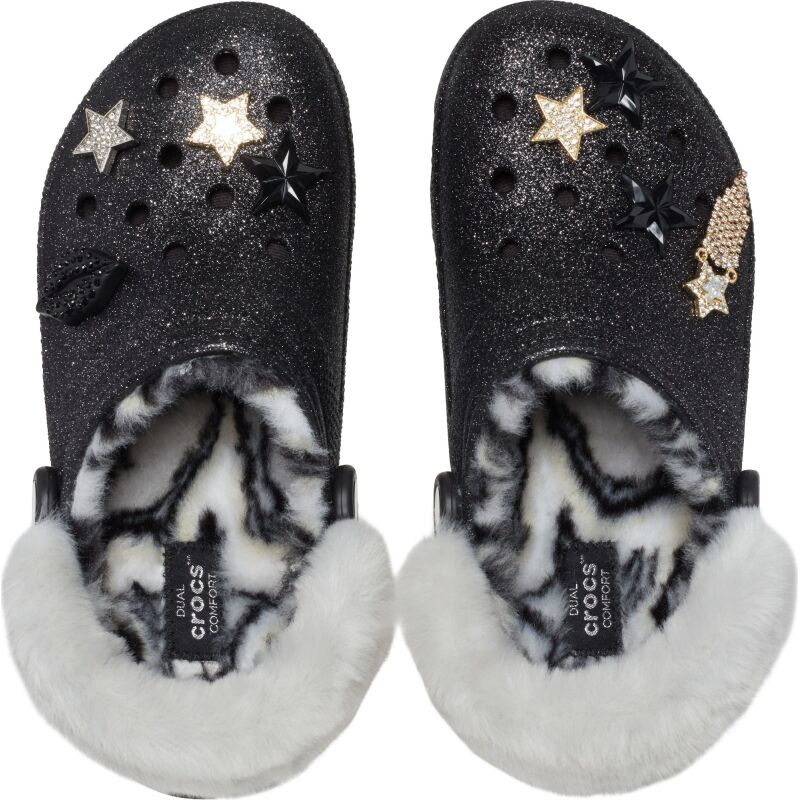 Crocs™ Classic Lined Disco Glitter Clog Shimmer