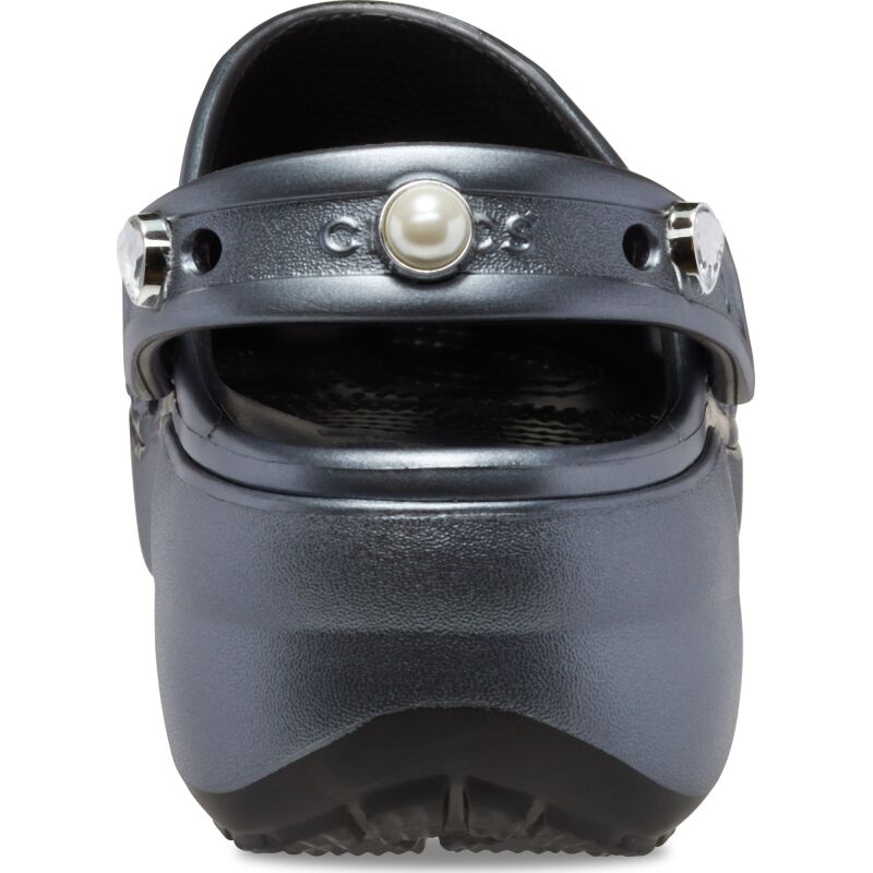 Crocs™ Classic Platform Crystals Pearls Clog Black