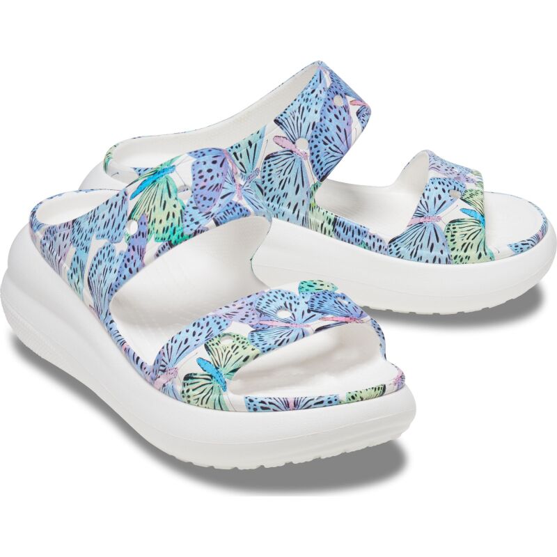 Crocs™ Classic Crush Butterfly Sandal White/Multi