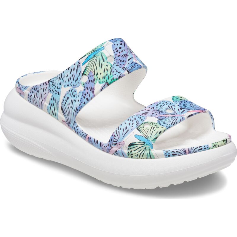 Crocs™ Classic Crush Butterfly Sandal White/Multi