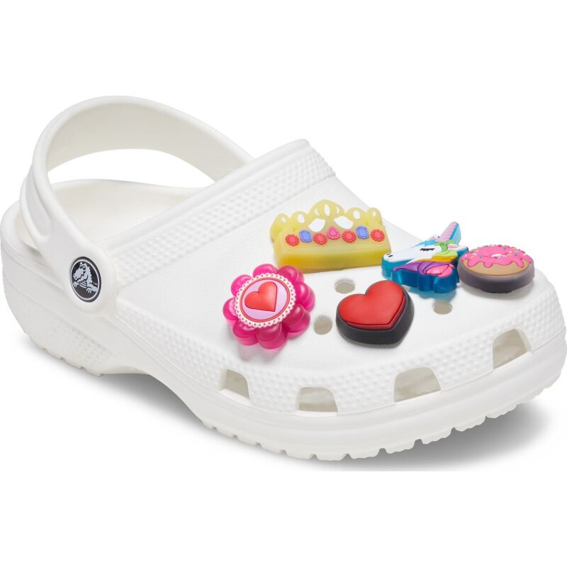 Crocs™ Lights Up Pink Girly Girl 5 Pack Multi