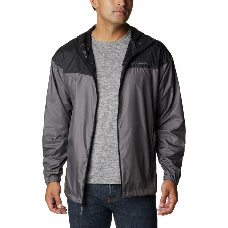 Columbia Flash Challenger Novelty Windbreaker Men's City Grey/Black