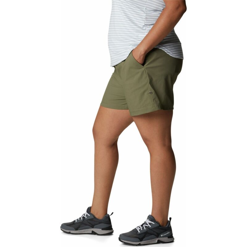 Columbia FIRWOOD CAMP II SHORT WOMEN'S Stone Green