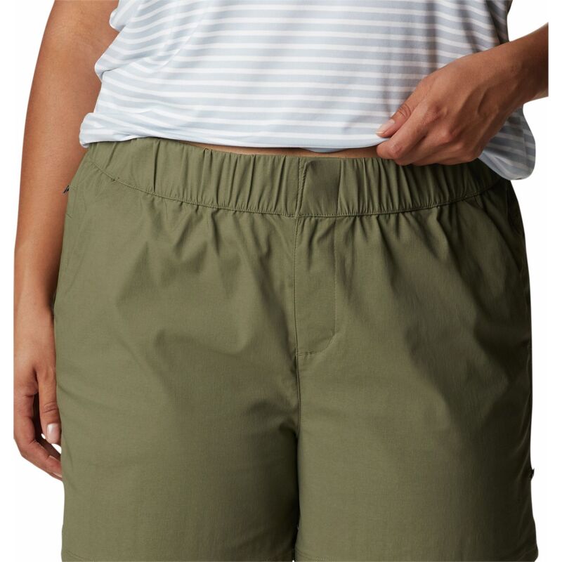Columbia FIRWOOD CAMP II SHORT WOMEN'S Stone Green