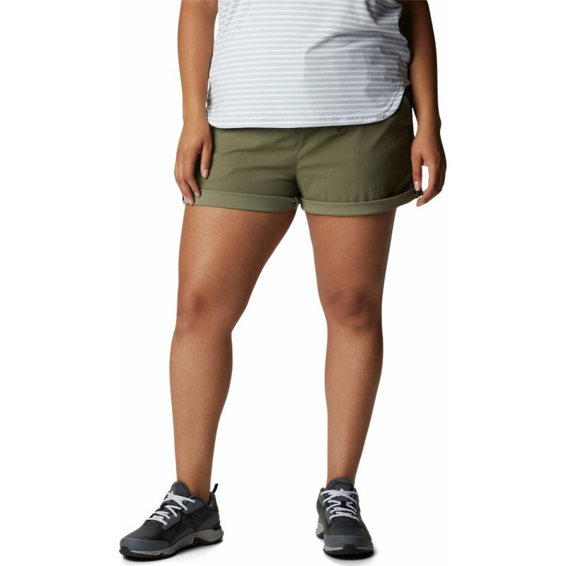 Columbia FIRWOOD CAMP II SHORT WOMEN'S Stone Green