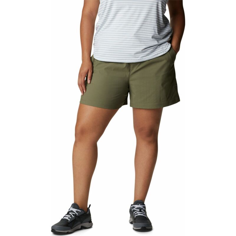 Columbia FIRWOOD CAMP II SHORT WOMEN'S Stone Green