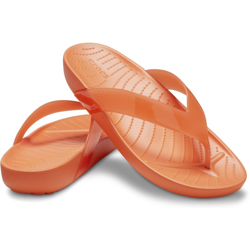 Crocs™ Splash Glossy Flip Persimmon