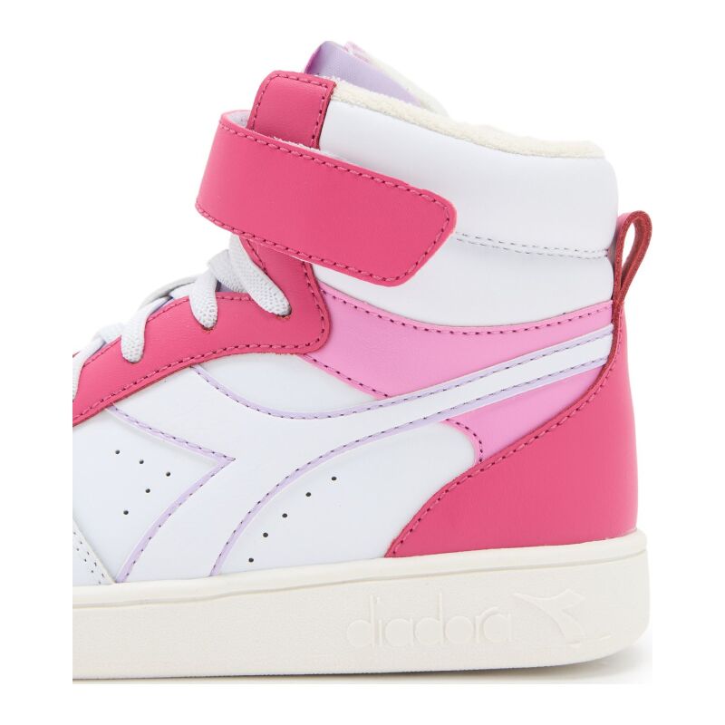 DIADORA Magic Basket Mid Ps Kid's Pink Yarrow/White