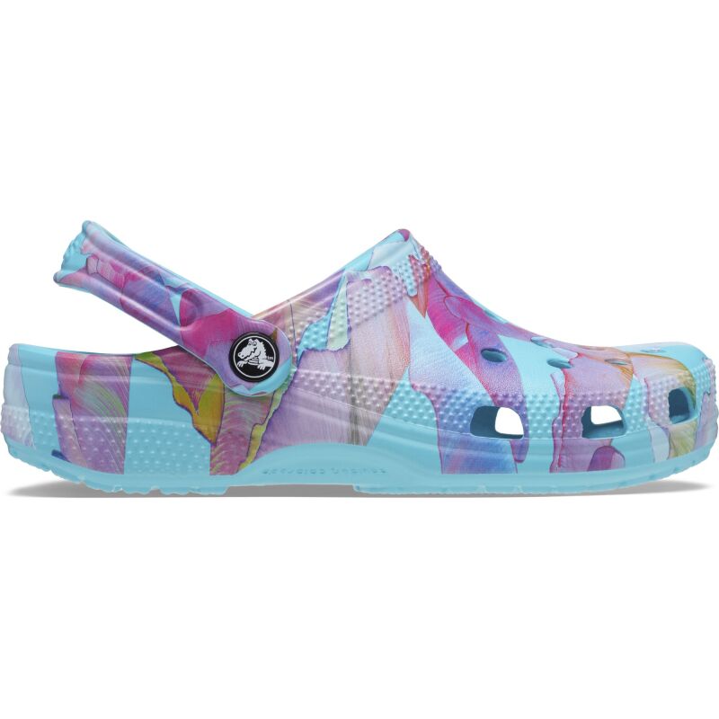 Crocs™ Classic Palm Print Clog Neptune/Multi