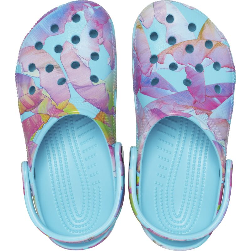 Crocs™ Classic Palm Print Clog Neptune/Multi