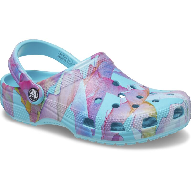 Crocs™ Classic Palm Print Clog Neptune/Multi