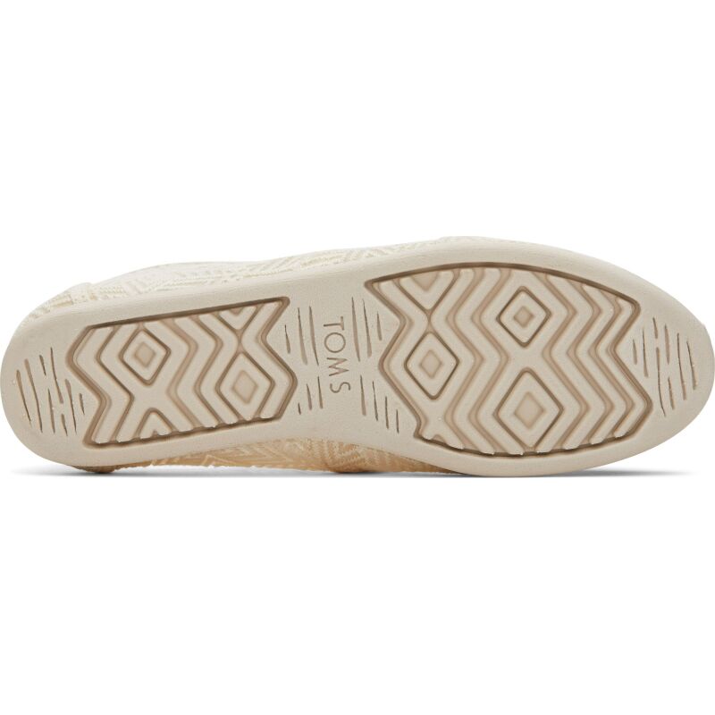 TOMS Geo Mosaic Lace Women Alpargata Natural