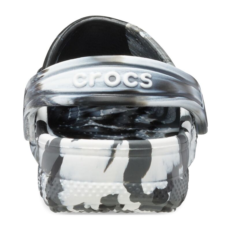 Crocs™ Baya Marbled Clog Kid's Black/White