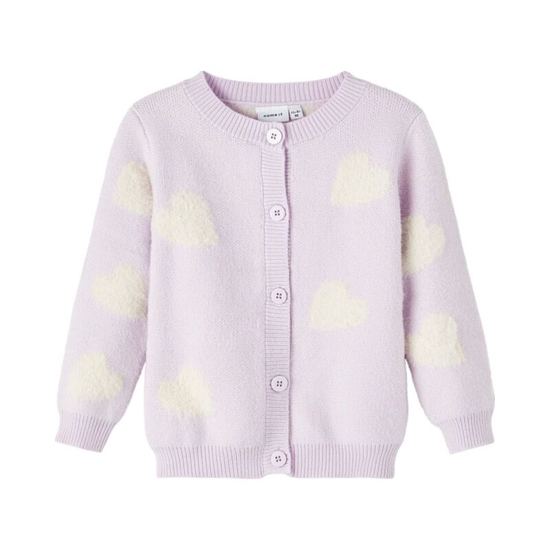 Name It LONG SLEEVED KNIT CARDIGAN Orchid Hush