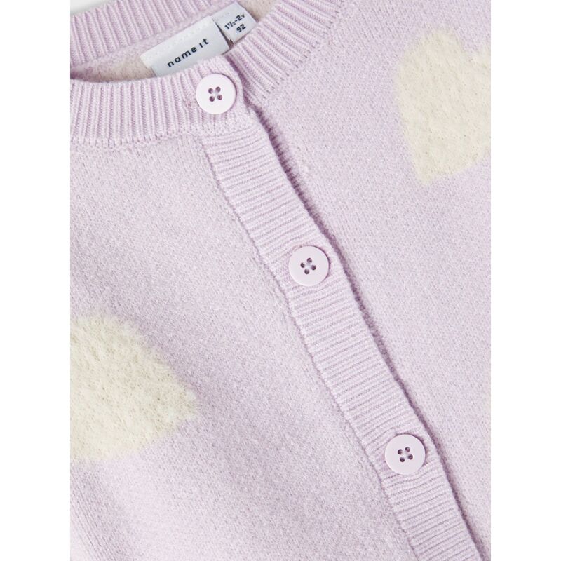Name It LONG SLEEVED KNIT CARDIGAN Orchid Hush