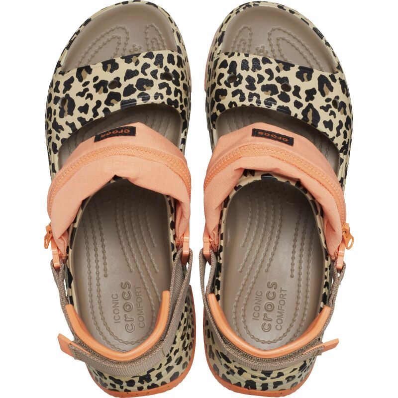 Crocs™ Hiker Xscape Animal Sandal Khaki/Leopard