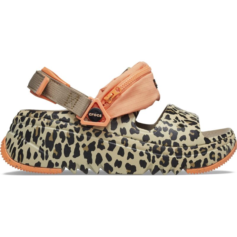 Crocs™ Hiker Xscape Animal Sandal Khaki/Leopard